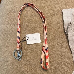 Vera Bradley lanyard hearts, pink